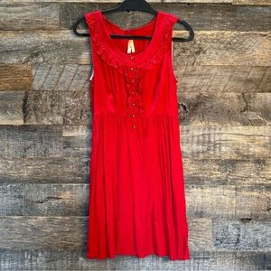 Anthropologie/Maeve’s Ruffle Placket Dress